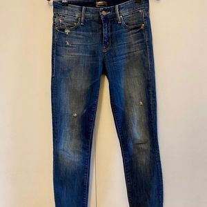 Mother crop jeans